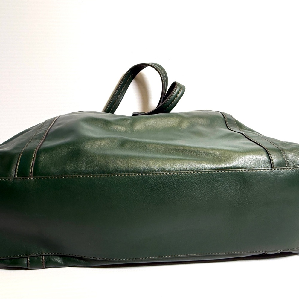 Hogan Dark Green Leather Shoulder Bag - Picture 12 of 12